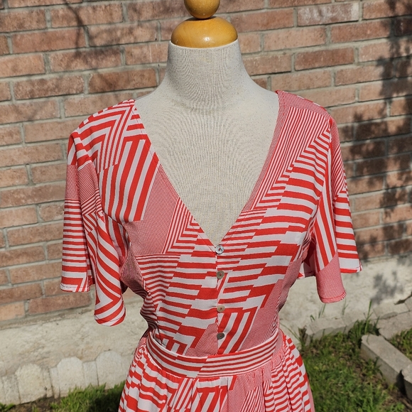 EVELYN geometric print dress - Picture 3 of 9